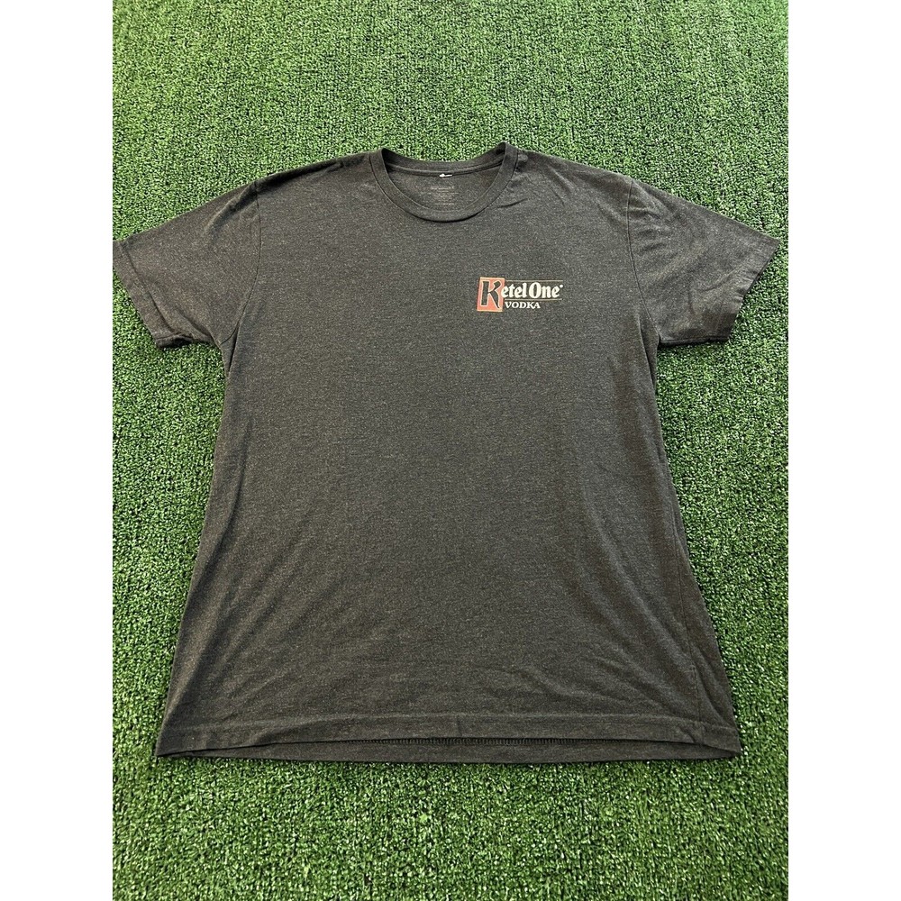 Ketel One Vodka Logo T Shirt Charcoal Gray Size L